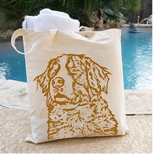 Bernese Mountain Dog Totes